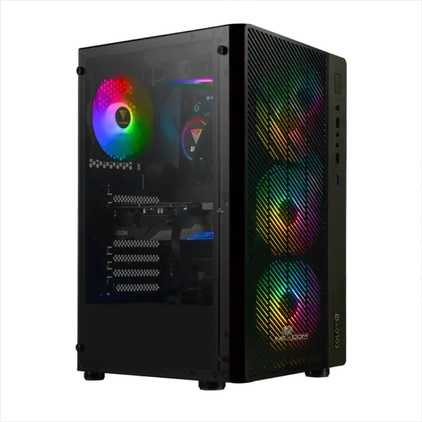 Colors it E08 casing with RGB Fans