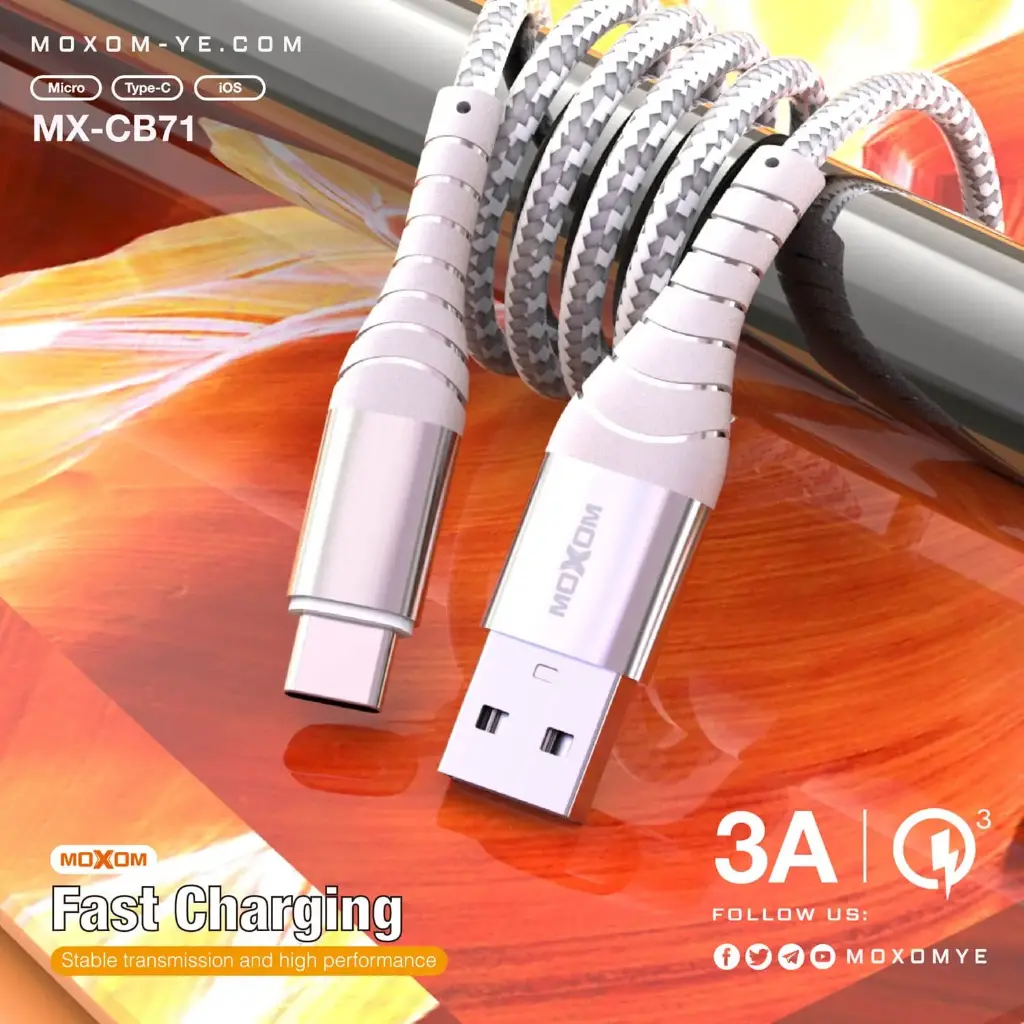 Moxom MX-CB71 TYPE-C Data Cable