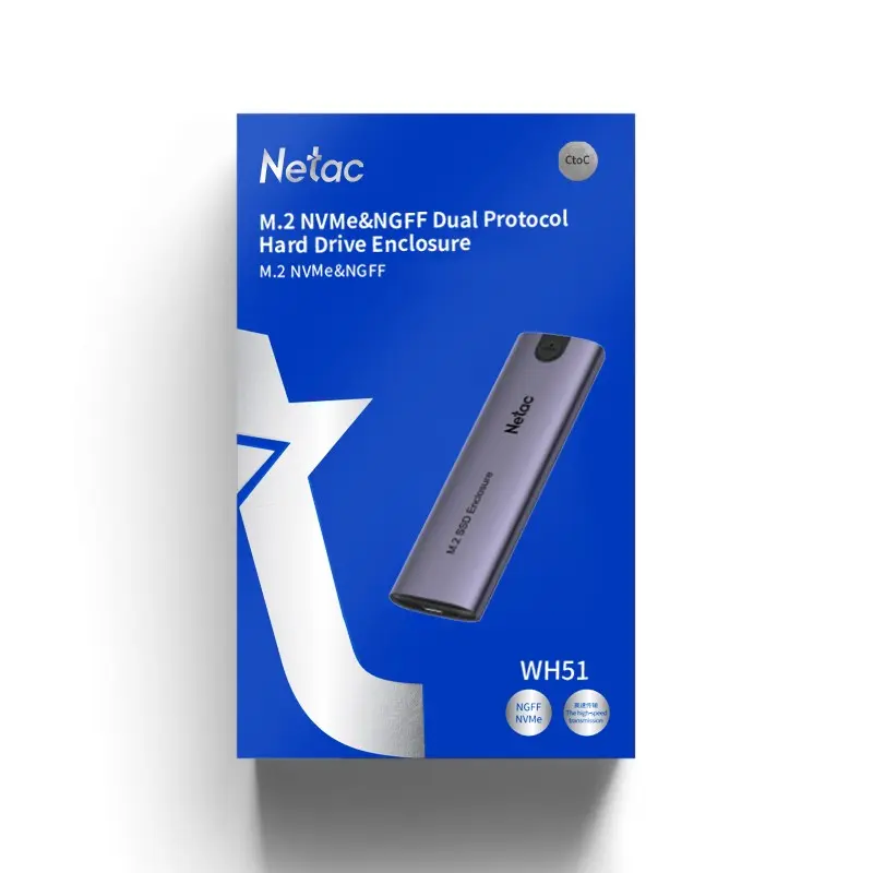 Netac WH21 M.2 Sata aluminium Enclosure