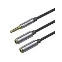 Yesido Audio Splitter 3.5mm male to Dual 3.5mm Female Microphone headset audio cable YAU28