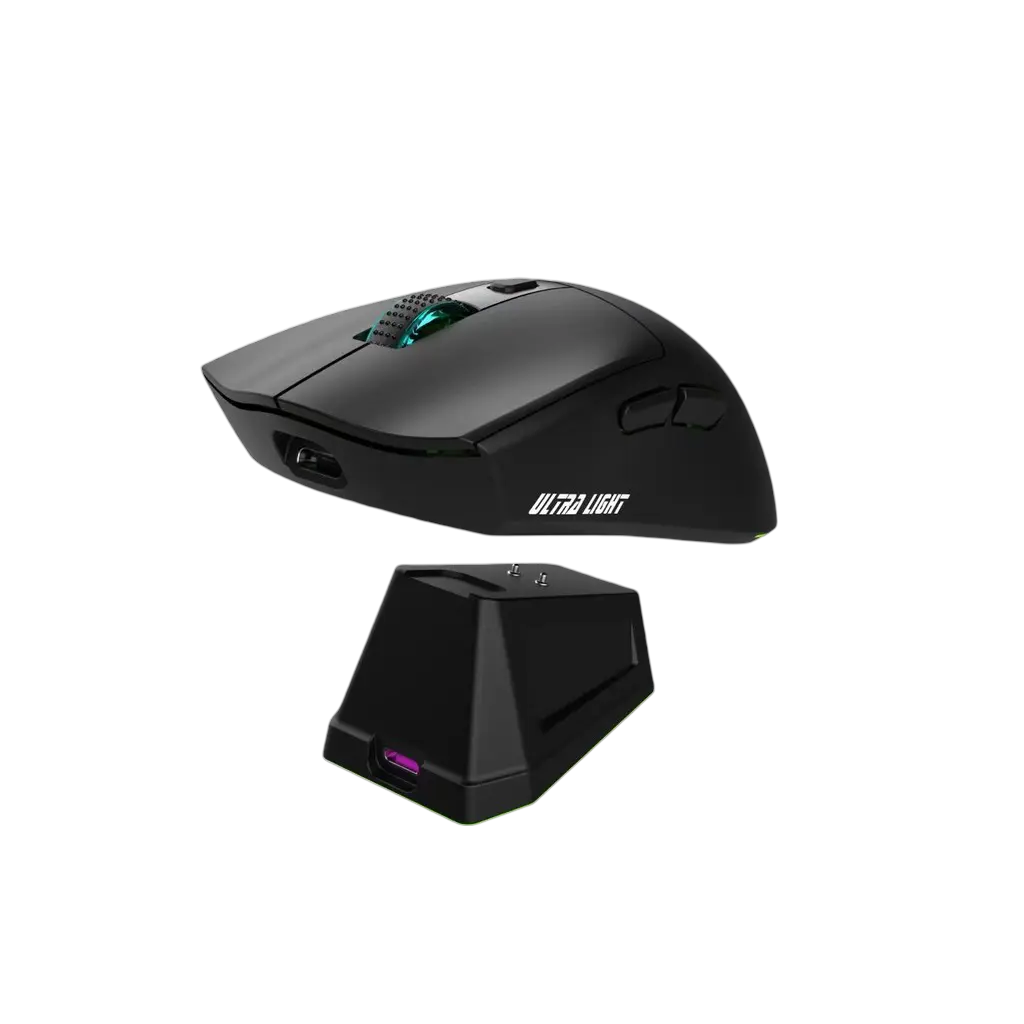 JEDEL WD139 Wireless Gaming Mouse with Magnetic Charging Dock