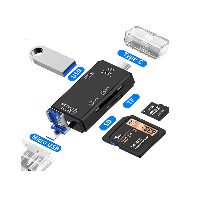 6 in 1 OTG Card Reader ATUD-05
