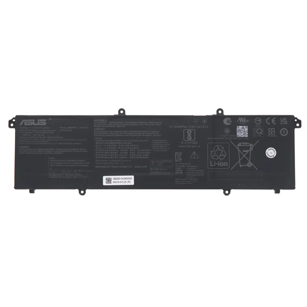C31N2201 Battery For Asus Vivobook Go15 E1504G ADOL14V MT7902 Vivobook 16 X1605EA X1605ZA F1504ZA-SB34 SB34V X1504VA