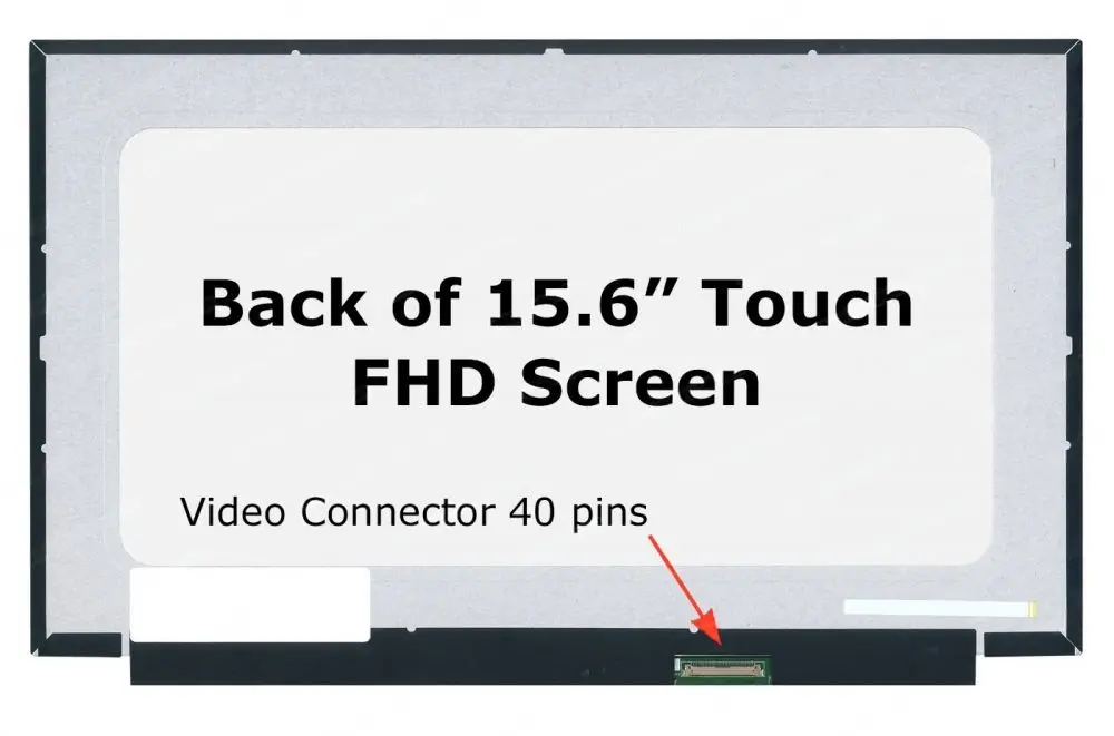 15.6" Laptop Touch Screen NV156FHM-T01 IPS Panel Display 40pins eDP