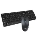 JEQANG JK-1905 Wired USB Business Office Mouse & Keyboard