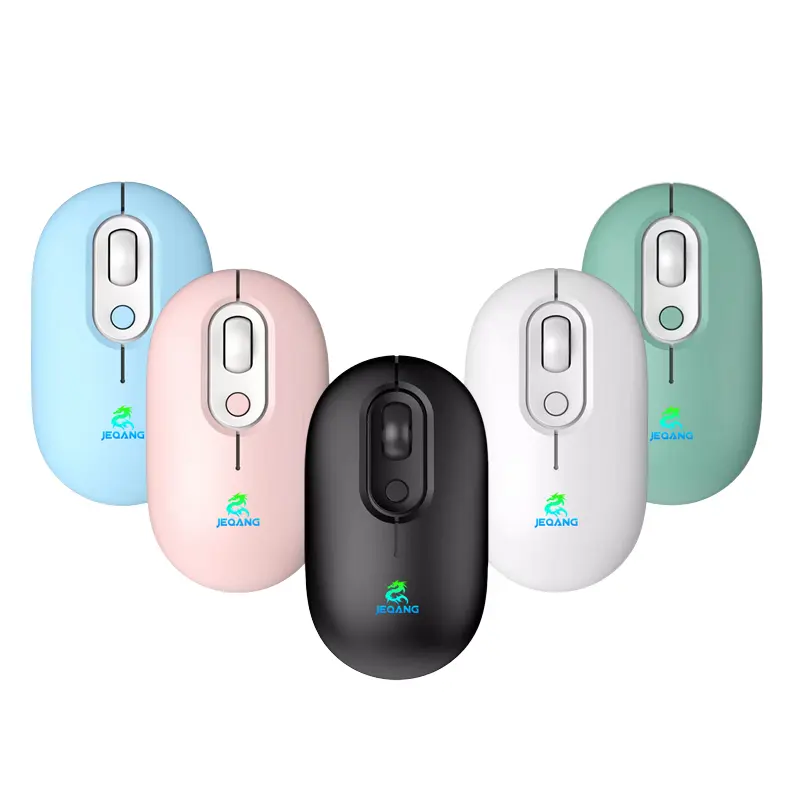 JEQANG JW-D226 2.4G+Bluetooth Dual mode Rechargeable Mouse RGB Neon Light