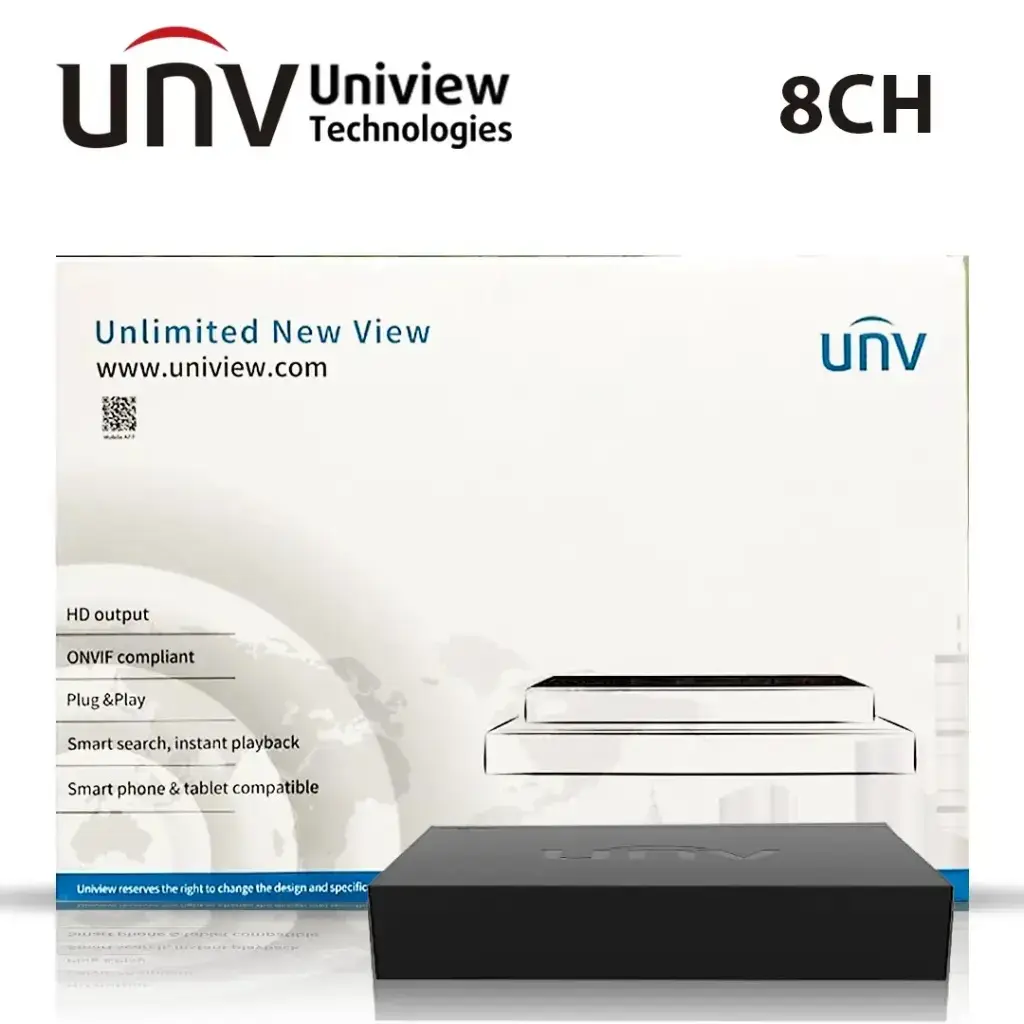 UNV 8 Channel 2MP XVR – XVR301-08F