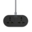 LDNIO 2 AC Outlet Universal Extension Power Socket SC2018 2500W 10M