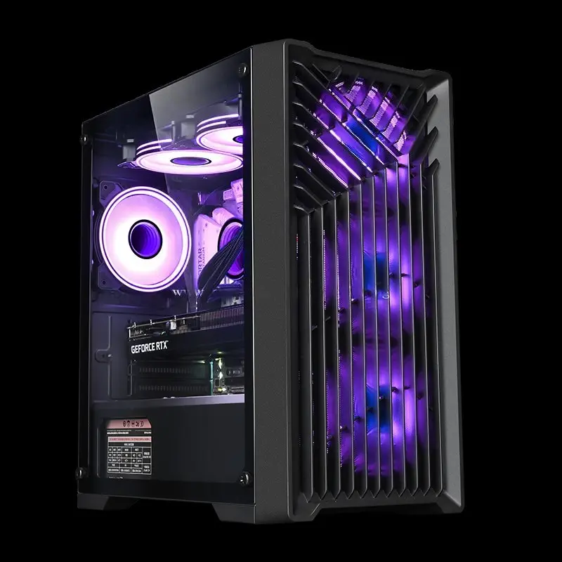 WJ Coolman F09 Black Gaming Case
