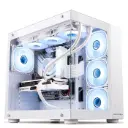 Ruix White F60 Plus Full Tempered Gaming Case 