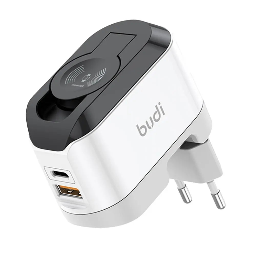 Budi 20W USB-C Charger PD+QC3.0 Watch Wireless Charger