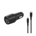 Powerology 32W Ultra-Quick Car Charger PCCSR004