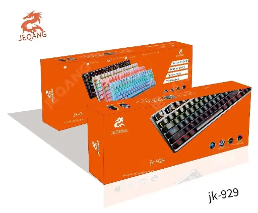 Jeqang JK-929 87KEY RGB Machinical Keyboard