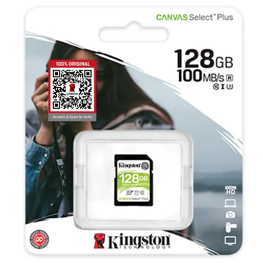 Kingston 64 GB Micro SD Canvas Select Plus