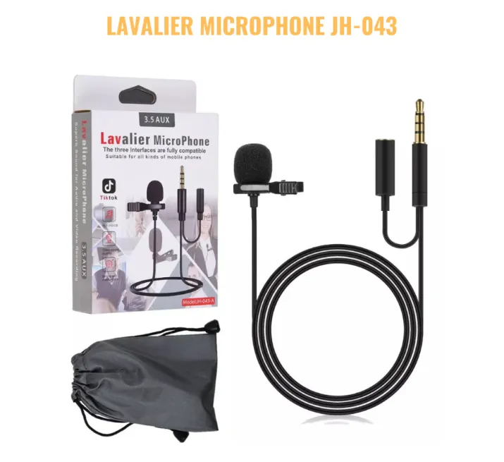 Lavalier 3.5 AUX Microphone JH-043