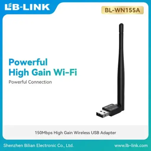 LB-Link 150 Mbps Wifi Reciever with Antena