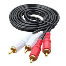 2 RCA to RCA Cables 1m