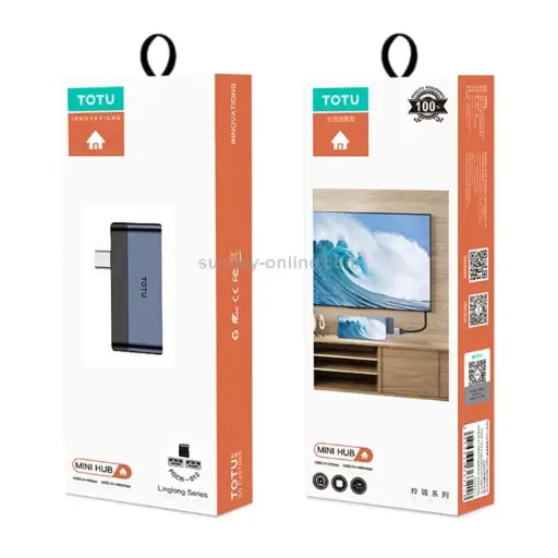 Totu Mini hub Type C to HDMI +USB 3.0 Line Series (FGCR-010)