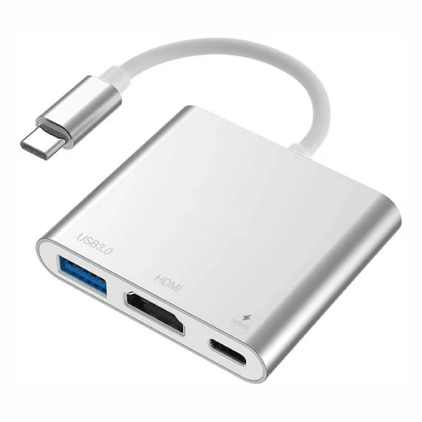 Type C to HDTV 3 in 1 Adapter