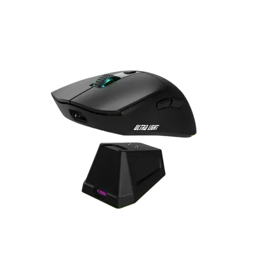 JEDEL WD139 Wireless Gaming Mouse with Magnetic Charging Dock