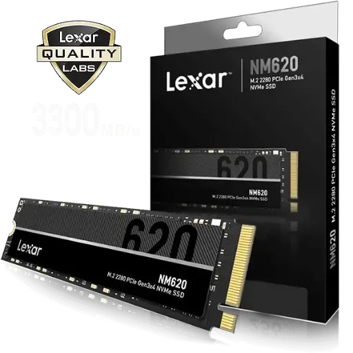 Lexar NM620 512GB Nvme Gen3x4