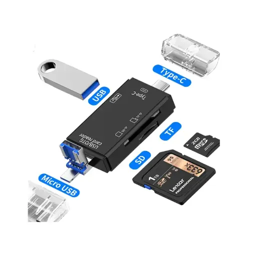6 in 1 OTG Card Reader ATUD-05