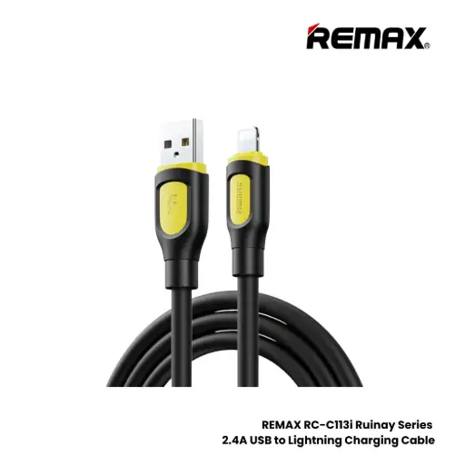 REMAX RC-C113 Ruinay Series 2.4A USB to Lightning Fast Charging Data Cable