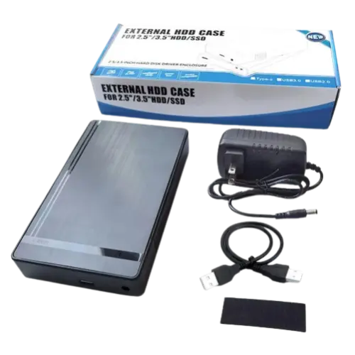 Desktop External HDD Enclosure Case 3.5"/2.5"